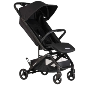 Easywalker Miley2 kinderwagen in Shadow Black met zwart frame en wielen