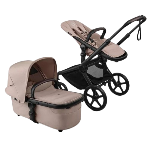 Bugaboo Fox 5 Renew kinderwagen in Desert Taupe uitvoering met modern en luxe design.