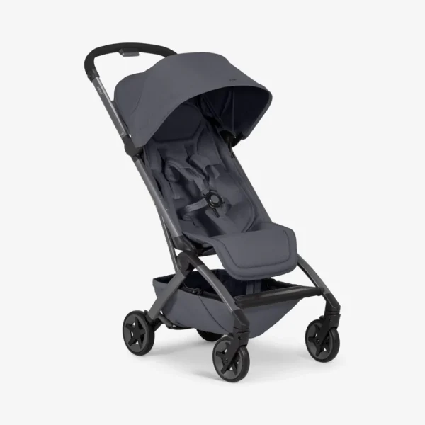 Joolz Aer² buggy in Stone Grey – compacte lichtgewicht kinderwagen met verstelbare rugleuning en elegante afwerking.