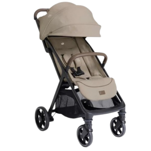 Compacte Joie Signature Parcel LX Sandstone buggy met verstelbare rugleuning en grote wielen